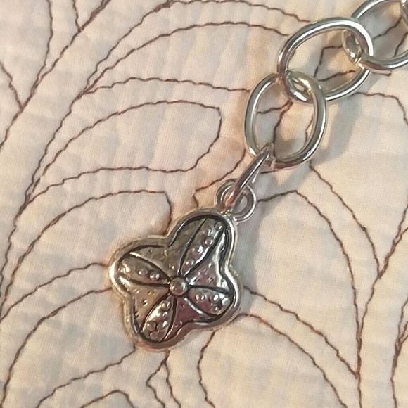 Belt Silverstone with multicolored  pendants